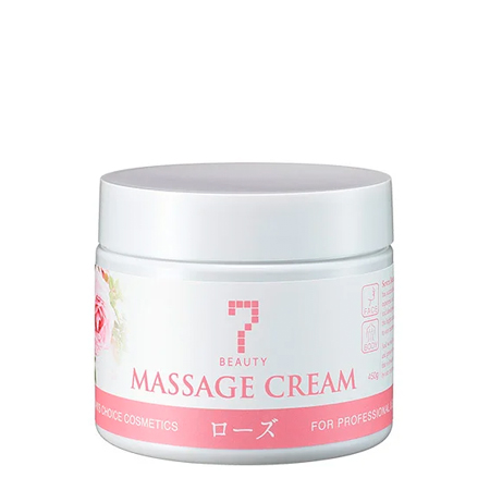 7ビューティー マッサージクリーム ローズ 450g