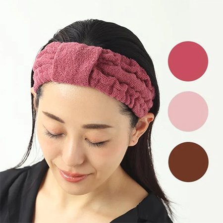 タオル生地 エステヘアターバン ゴム留め