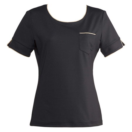 モードルイーズ G41Y ラウンドTシャツ 黒(S/M/L)