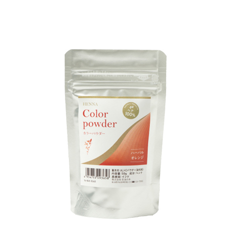 ヘナ カラーパウダー ハーバルオレンジ 50g