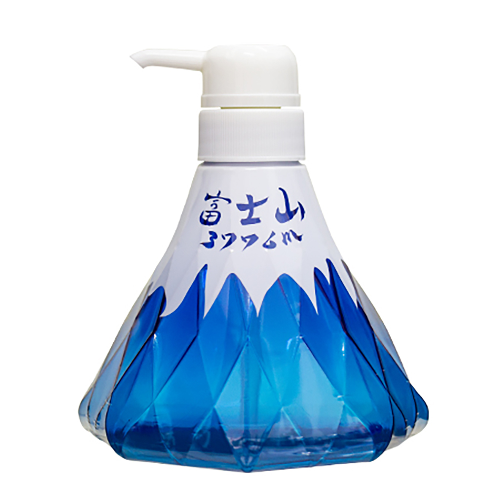 【富士シャン 空ボトル 青(ポンプ付き)】