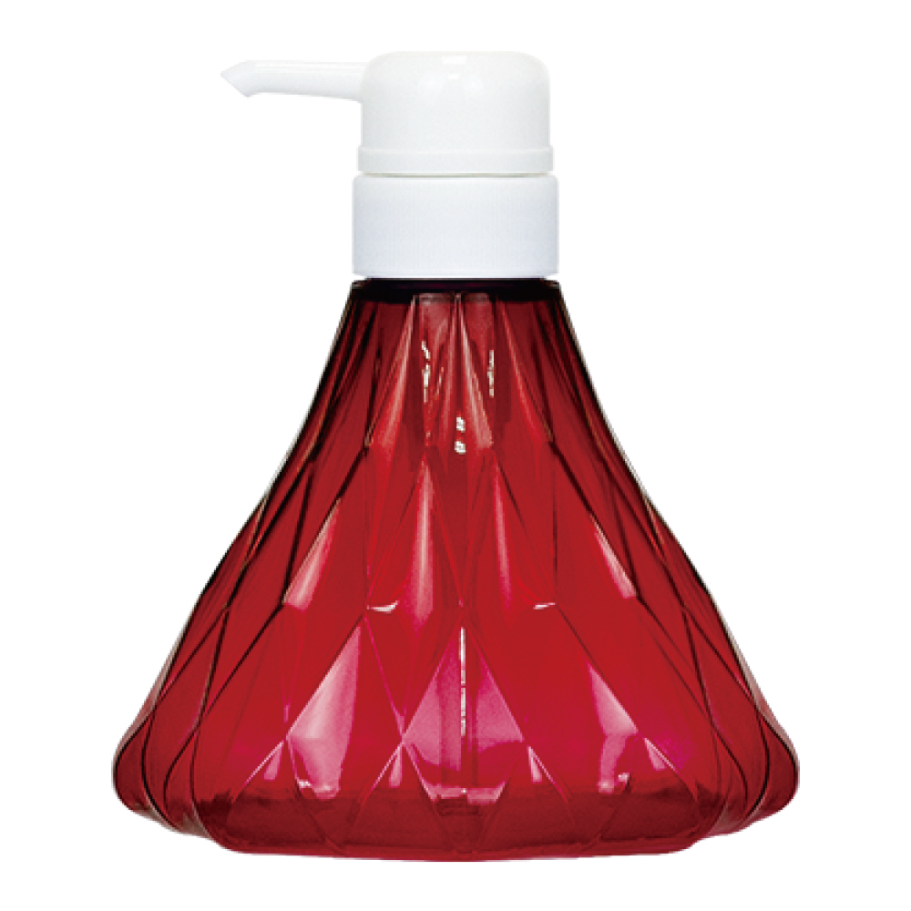 【ポンプタイプ 空ボトル 赤 400ml(FR-400)】